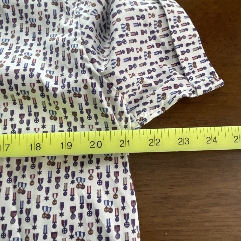 Robert Graham MAXCY Short Sleeve Sport Shirt  Tailored Fit Large NWOT Military - Picture 5 of 9